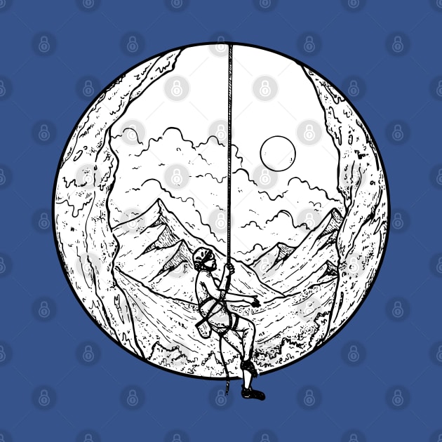 Climber's moon view | Climbing by lazykitty