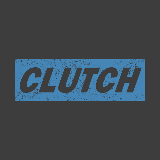 Clutch - distressed box logo by PaletteDesigns