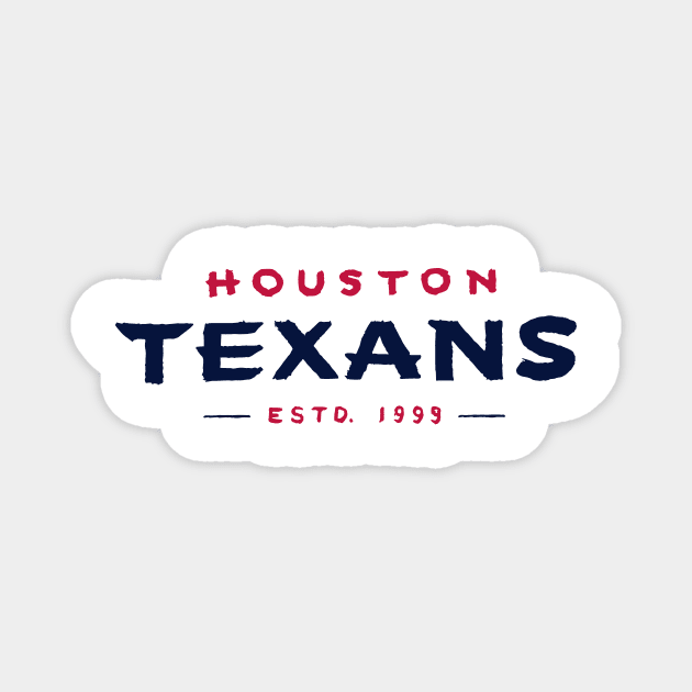 Houston Texaaaans 04 Magnet by Very Simple Graph