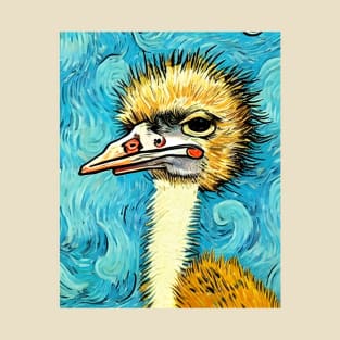 Van Gogh Ostrich 1 T-Shirt