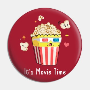 It's Movie Time Pin