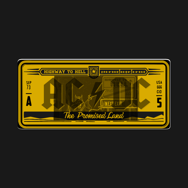 Promised Land License Plate by xxtinastudio