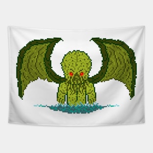 Pixel Monster Cthulhu Tapestry