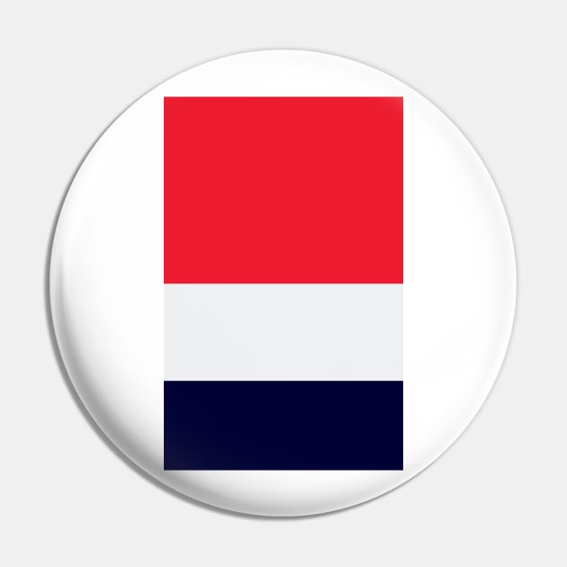 Arsenal Red White Navy Tricolour Pin by Culture-Factory