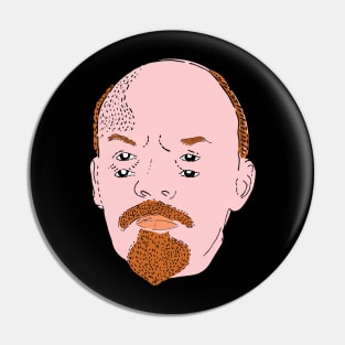 Vladimir Lenin with four eyes ... Pin