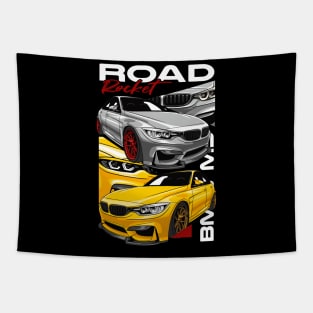 Road Rocket M3 F80 Tapestry