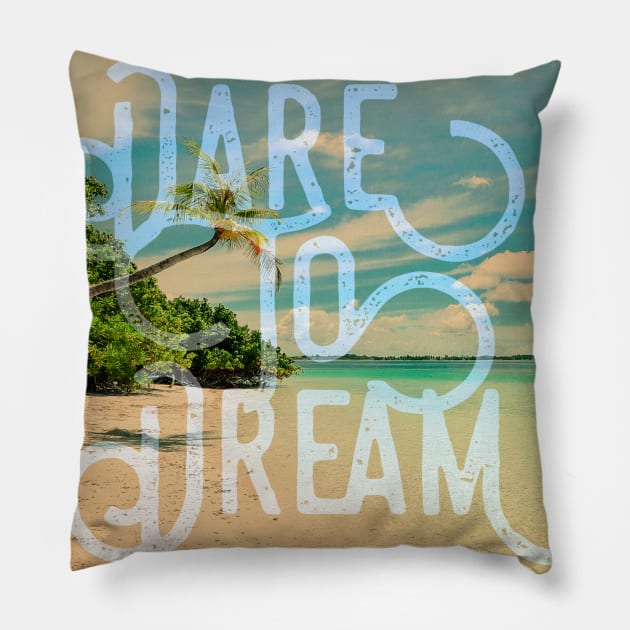GeekWear - Dare to dream Pillow by Ryel Tees