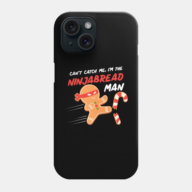 Ninjabread Man Gingerbread Man Phone Case by stuffbyjlim