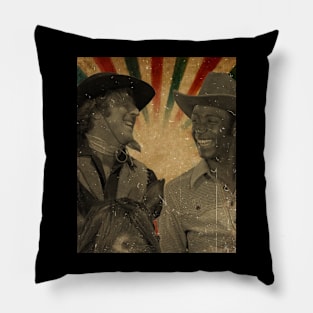 Blazing Saddles 1974 // Photo Vintage Retro Look Fan Design Pillow