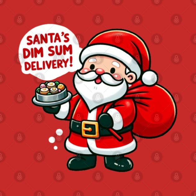 Christmas dim sum santa by LionKingShirts