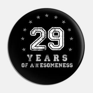 Vintage 29 years of awesomeness Pin