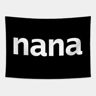 Nana Minimal Typography Tapestry