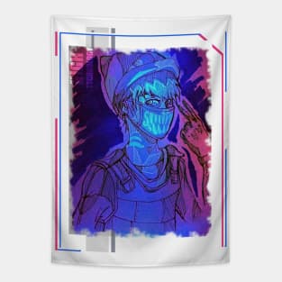 Boy anime aesthetic Tapestry