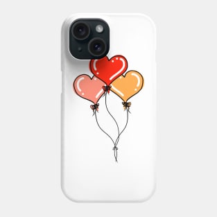 Heart Balloon Bunch Phone Case