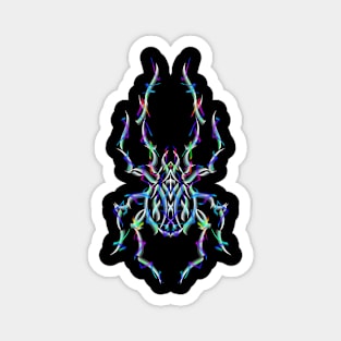 Rainbow spider inv Magnet