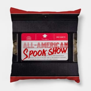 VHS Rewind All-American Spookshow Podcast Pillow