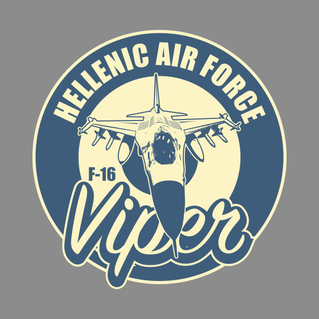 Hellenic Air Force F-16 Viper by Tailgunnerstudios