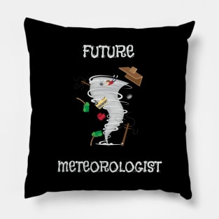 Funny Future Meteorologist Tornado & Hurricane Pillow