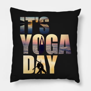 Yoga Made Me Do It Pillow