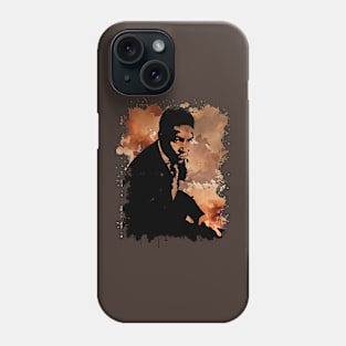 Marvin Gaye - Brown Watercolor Splash Phone Case