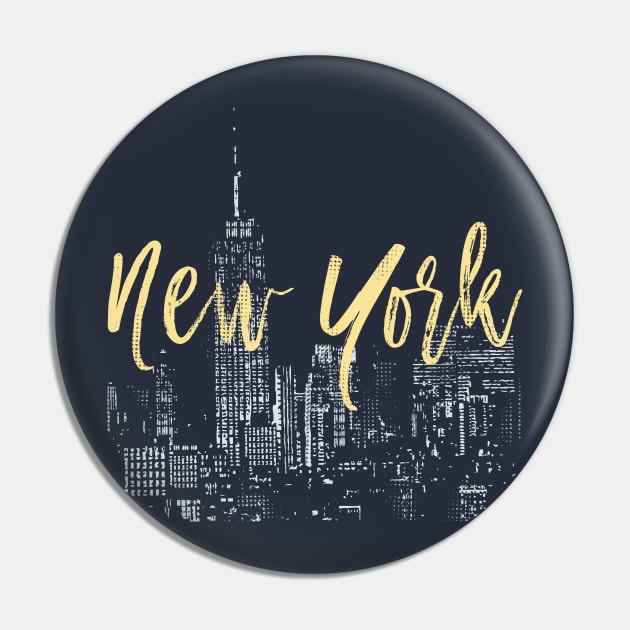 New York City Pin by Designkix