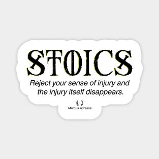 Stoics: Marcus Aurelius quote Magnet