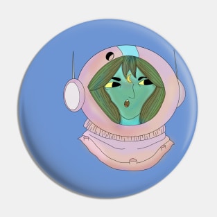 ASTRO GIRL by ZymeArt Pin