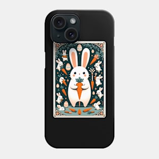 Carrot Tarot Easter Bunny Magic for Spring Celebration Phone Case