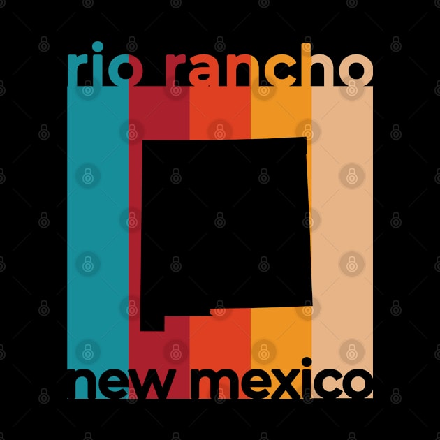 Rio Rancho New Mexico Retro by easytees