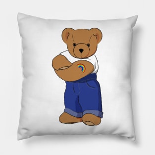 Pride Bear Simple Pillow