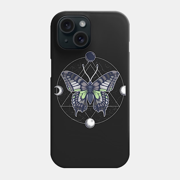 Agender Butterfly Phone Case by Psitta