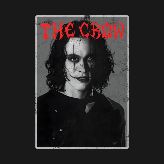 The Crow Vintage Poster 90s by AdiGimbal