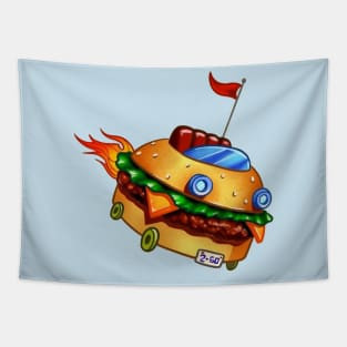 burger car Tapestry