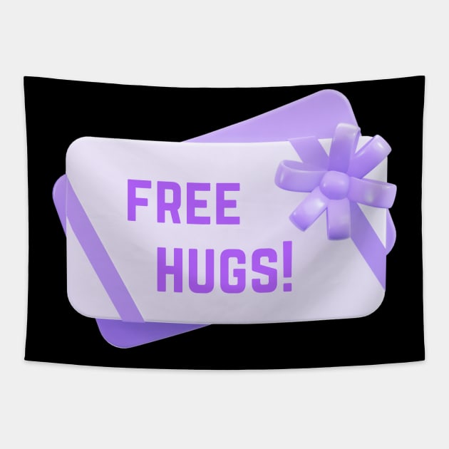 Free Free Hugs! Gift Card Tapestry by NICHE&NICHE