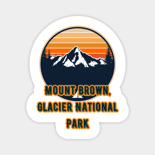 Mount Brown, Glacier National Park Magnet