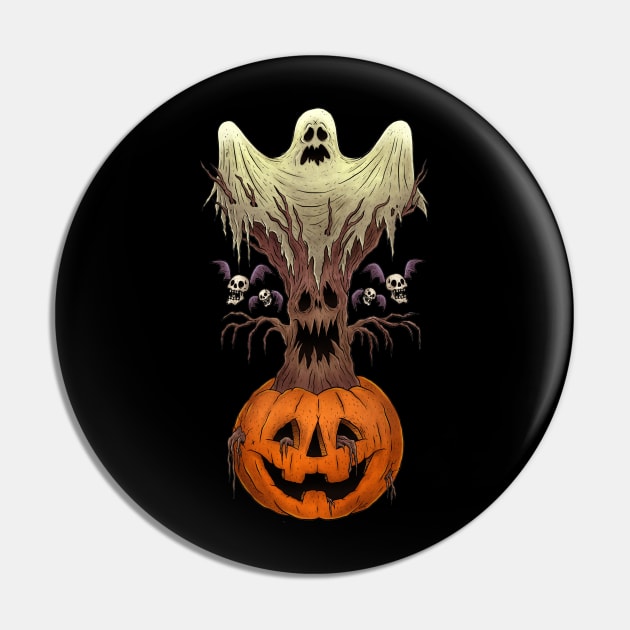 Spooky Totem Pin by chrisraimoart