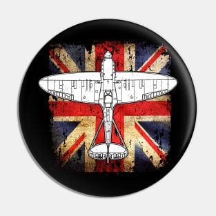 Supermarine Spitfire UK RAF WW2 Plane Aircraft Airplane Pin