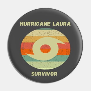 Hurricane Laura Survivor Pin