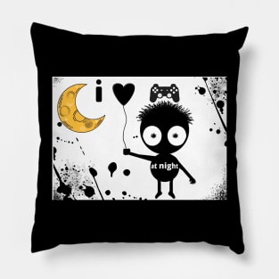 I love game at night Pillow