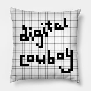 Digital Cowboy Pillow