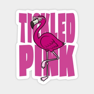 Tickled Pink Flamingo Magnet