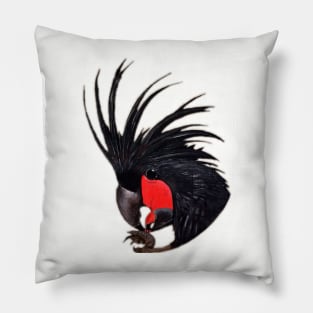 Palm Cockatoo Pillow