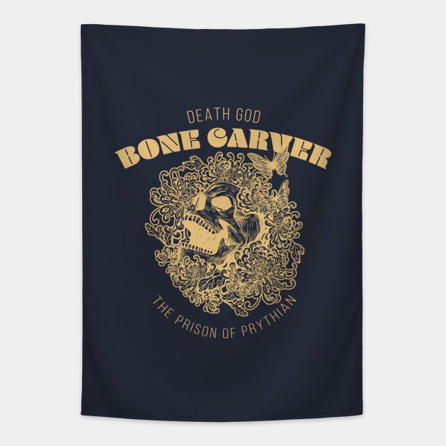 The Bone Carver Tapestry by OutfittersAve