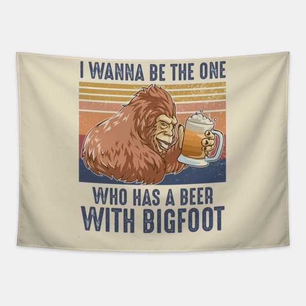 Be the one big foot Tapestry by Animal Paper Art