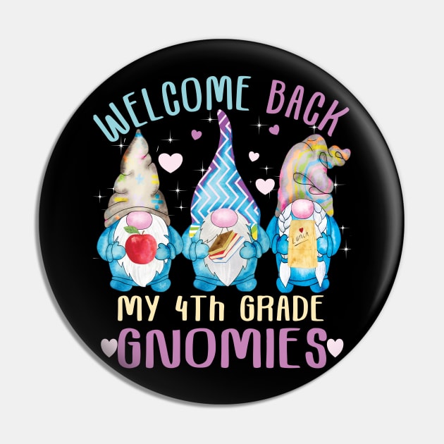 Welcome back my 4th grade gnomies.. 4th grade back to school gift Pin by DODG99