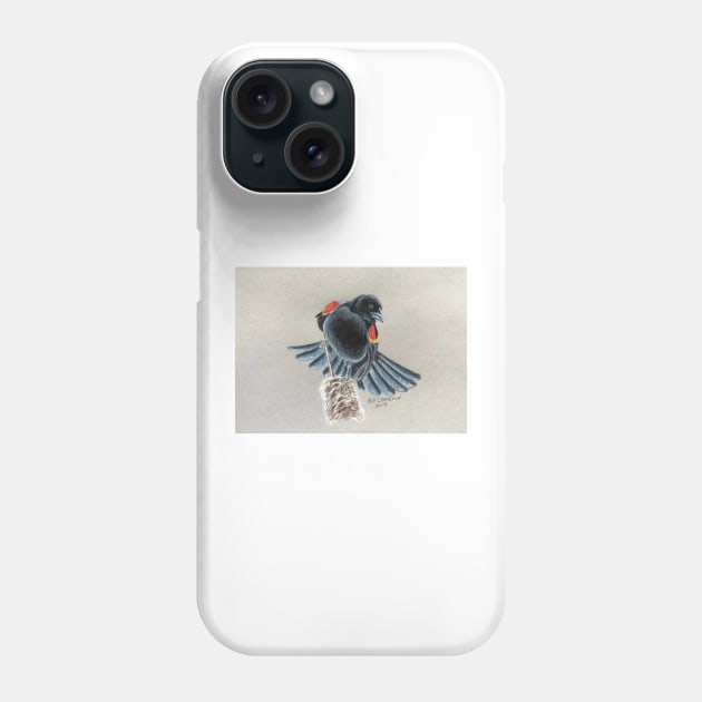 Blackbird Phone Case by Bill Cameron Fine Art