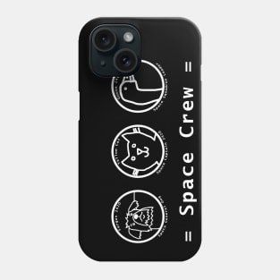 White Line Drawing Sci Fi Space Crew 2420 Phone Case