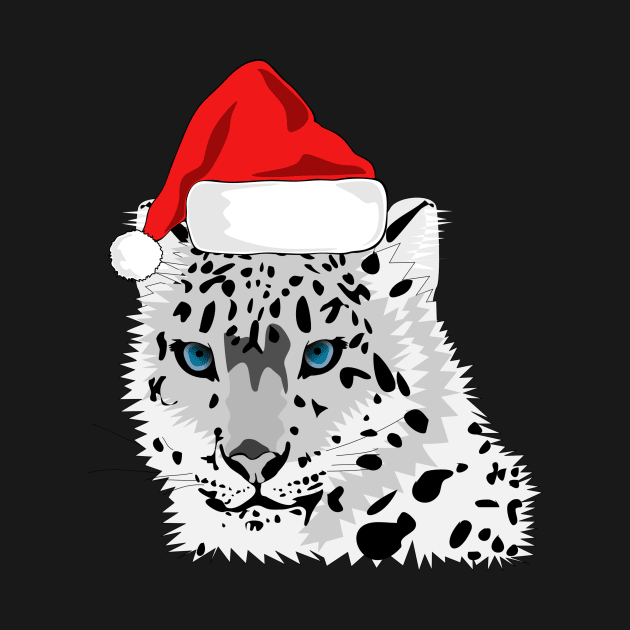 Snow Leopard Christmas Gift by othmane4