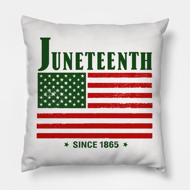 juneteenth since 1865 Pillow by first12