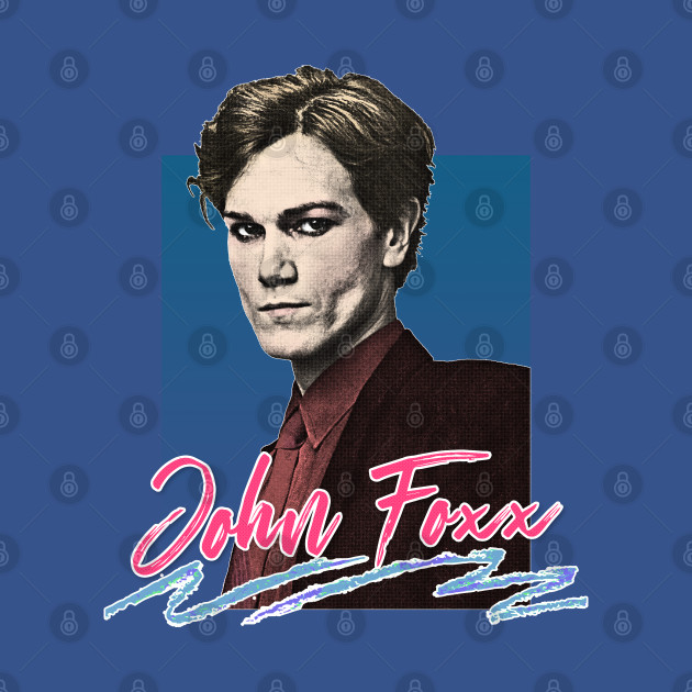 Discover John Foxx /\\/\\\\/ 80s Styled Aesthetic Fanart Design - John Foxx - T-Shirt